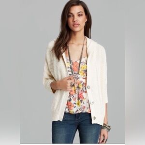 Free People Oversized Cardigan Sweater Medium